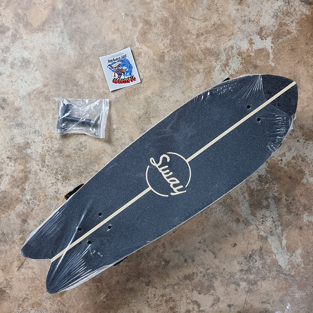 0201 Surf skate บอร์ด32นิ้ว แนะนำสูงไม่เกิน150cm เลี้ยว40,50องศา พร้อมเล่น