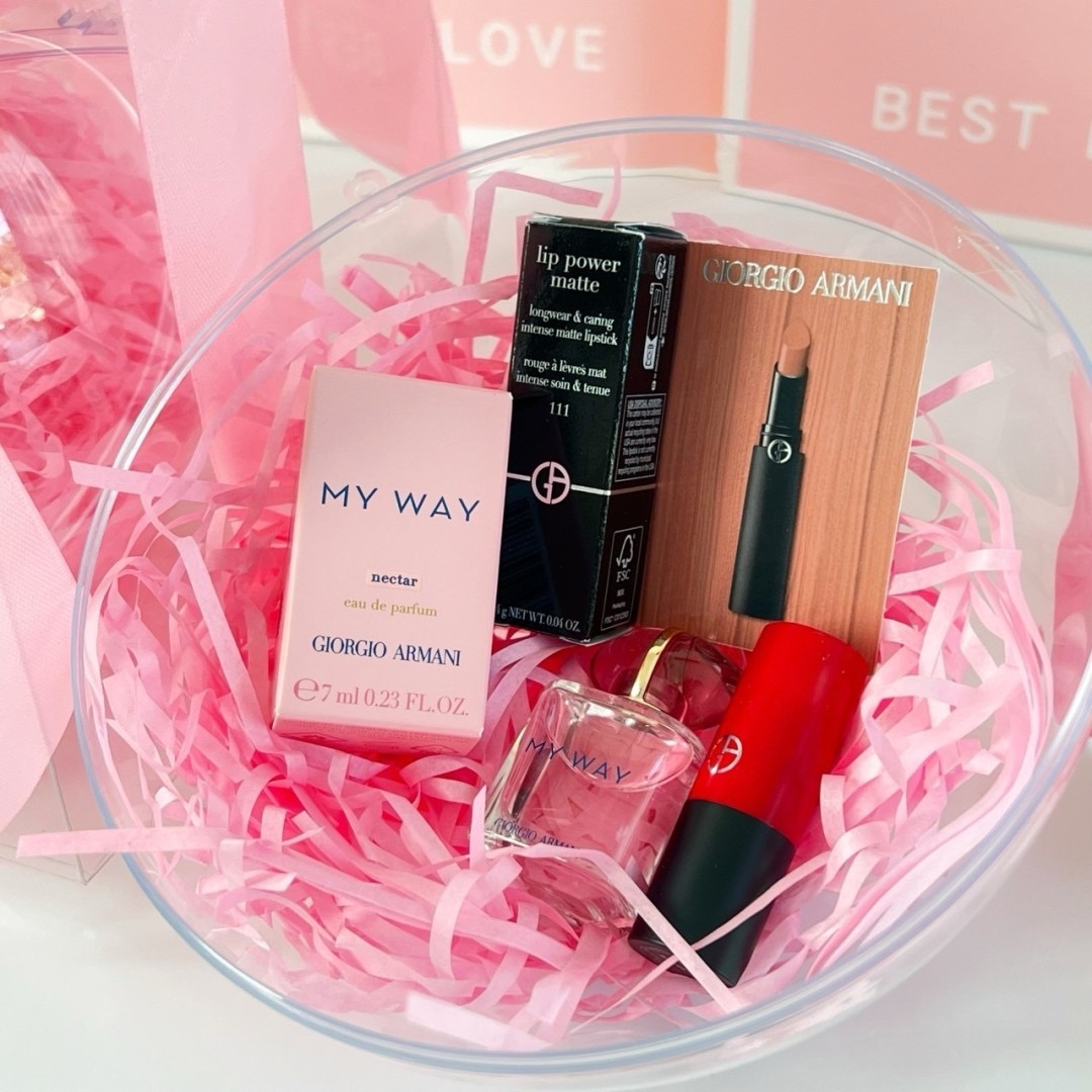 เซ็ทน้ำหอมจิ๋ว Giorgio Armani Perfume & Lip Miniature Gift Set