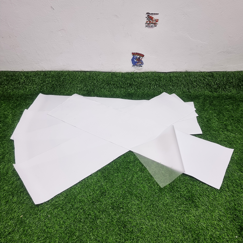 [0304] สติ๊กเกอร์ใสกันรอย ป้องกันล้อกัดลายบอร์ด ขนาด 89x23cm anti bite wheel