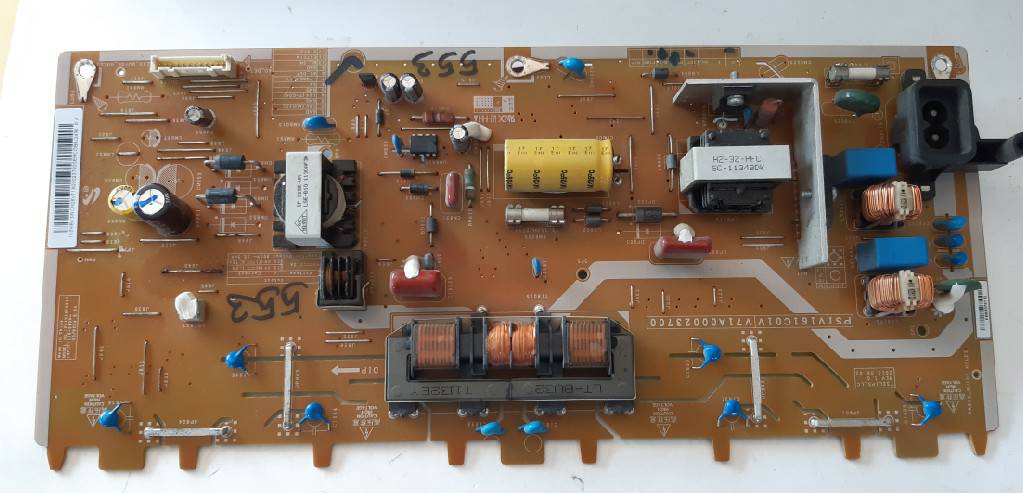 อันที่ 553 TOSHIBA 32HV10T ซัฟฟลาย PSIV161C01V V71A00023700 ดีเทสแล้ว