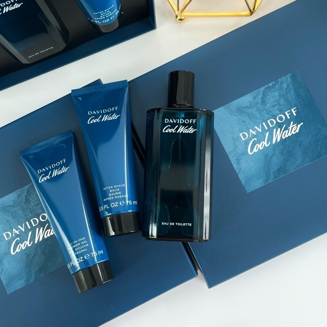 เซ็ทน้ำหอม Davidoff Cool Water EDT For Men Set 3 Items