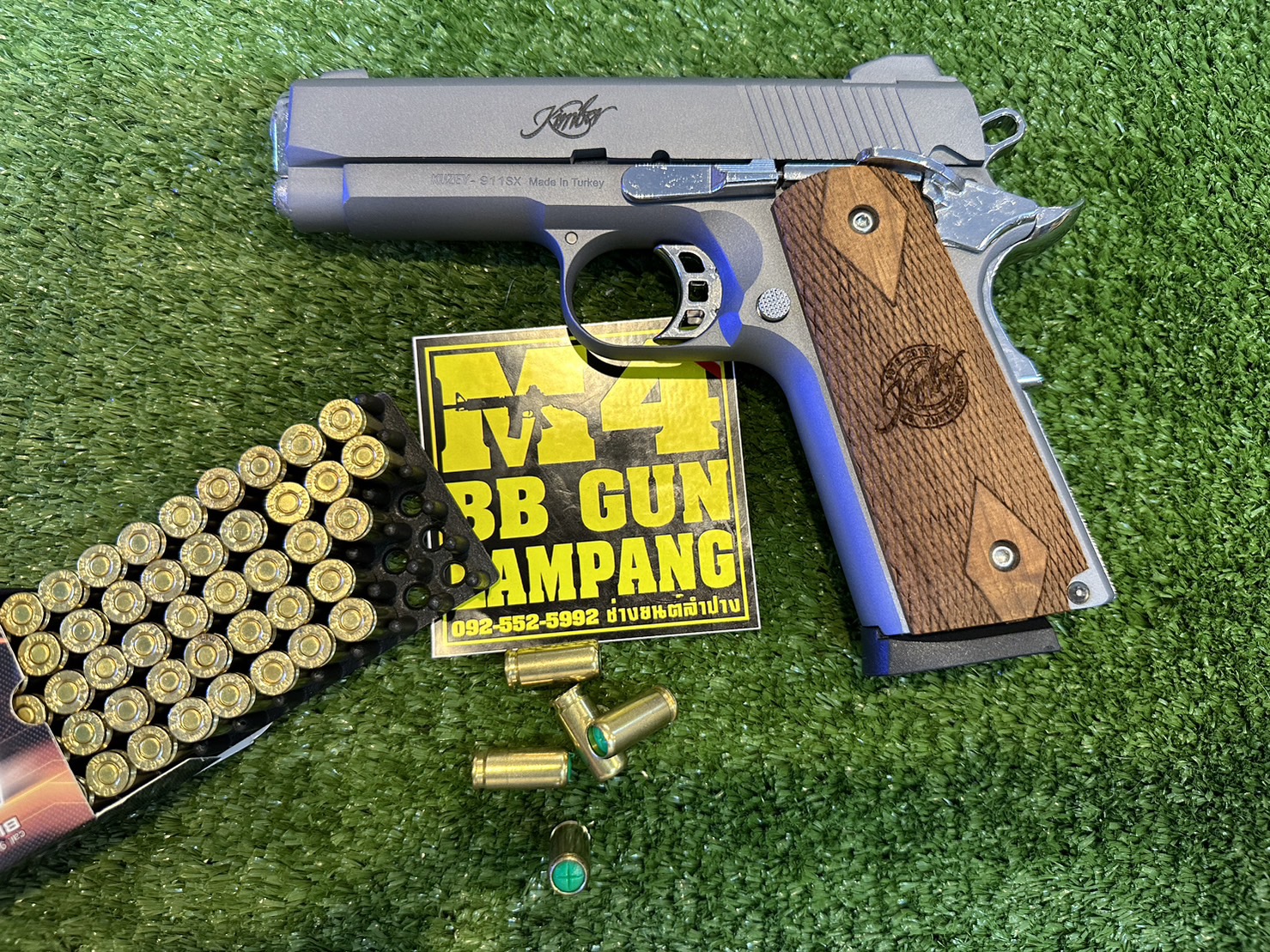 KUZEY M1911 ลาย KIMBER ลำกล้อง 4" สีสโมค
