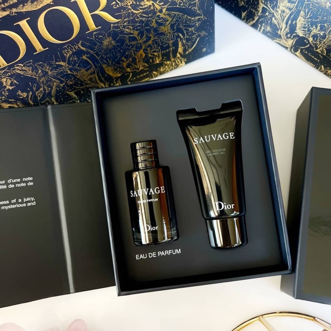 Dior Sauvage EDP Mini Gift Set พร้อมถุง Dior + ริบบิ้น