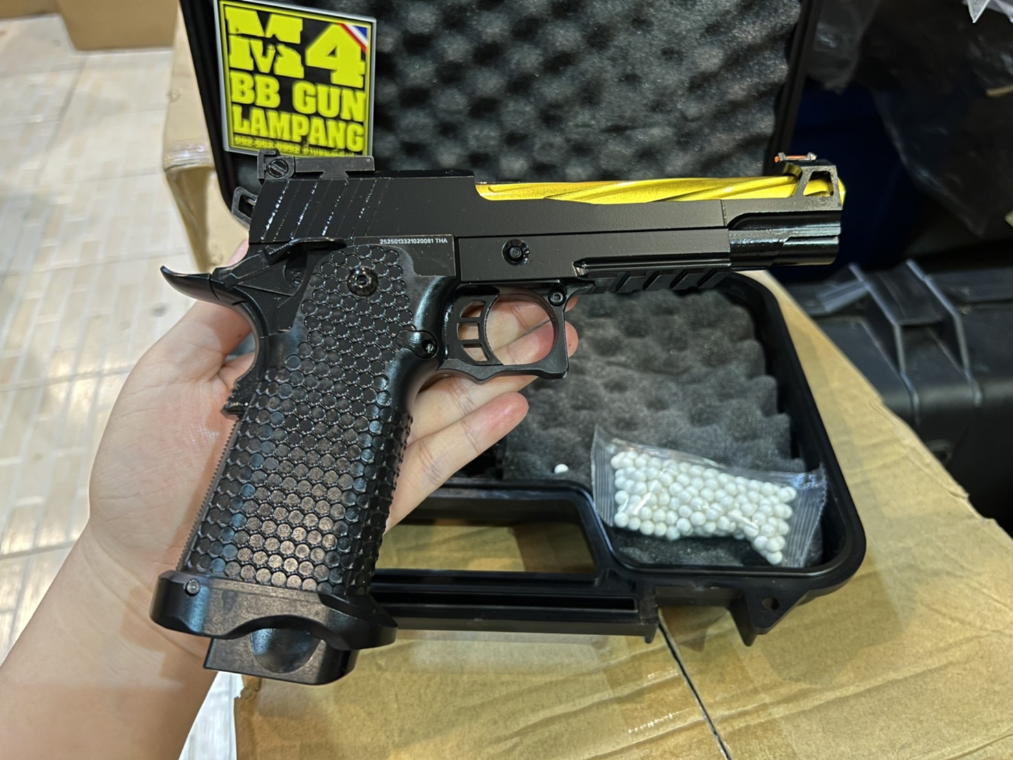 Golden Eagle GE3337 - Hi-Capa 5.1 MEGA ท่อทอง