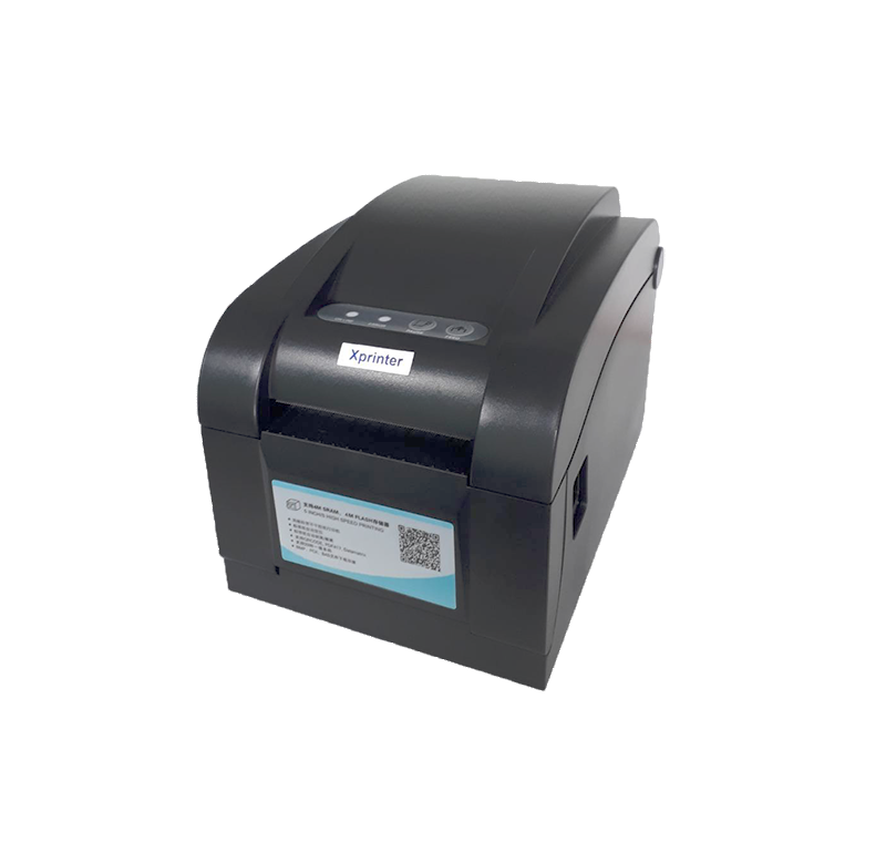 เครื่องพิมพ์สติ๊กเกอร์ รุ่น XP 350PM * Bar code labet thermal. ,กระดาษกว้างสูง 58X40 มม. ,เชื่อมต่อสัญญาณ RS232