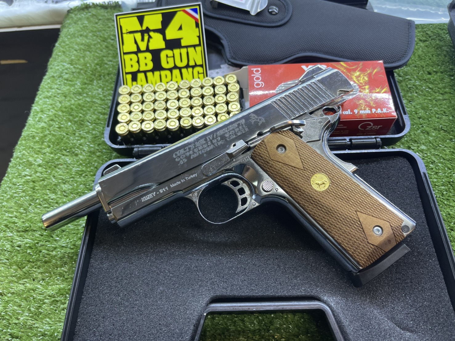 KUZEY M1911 ลาย Series 70 ลำกล้อง 5"เงินเงา