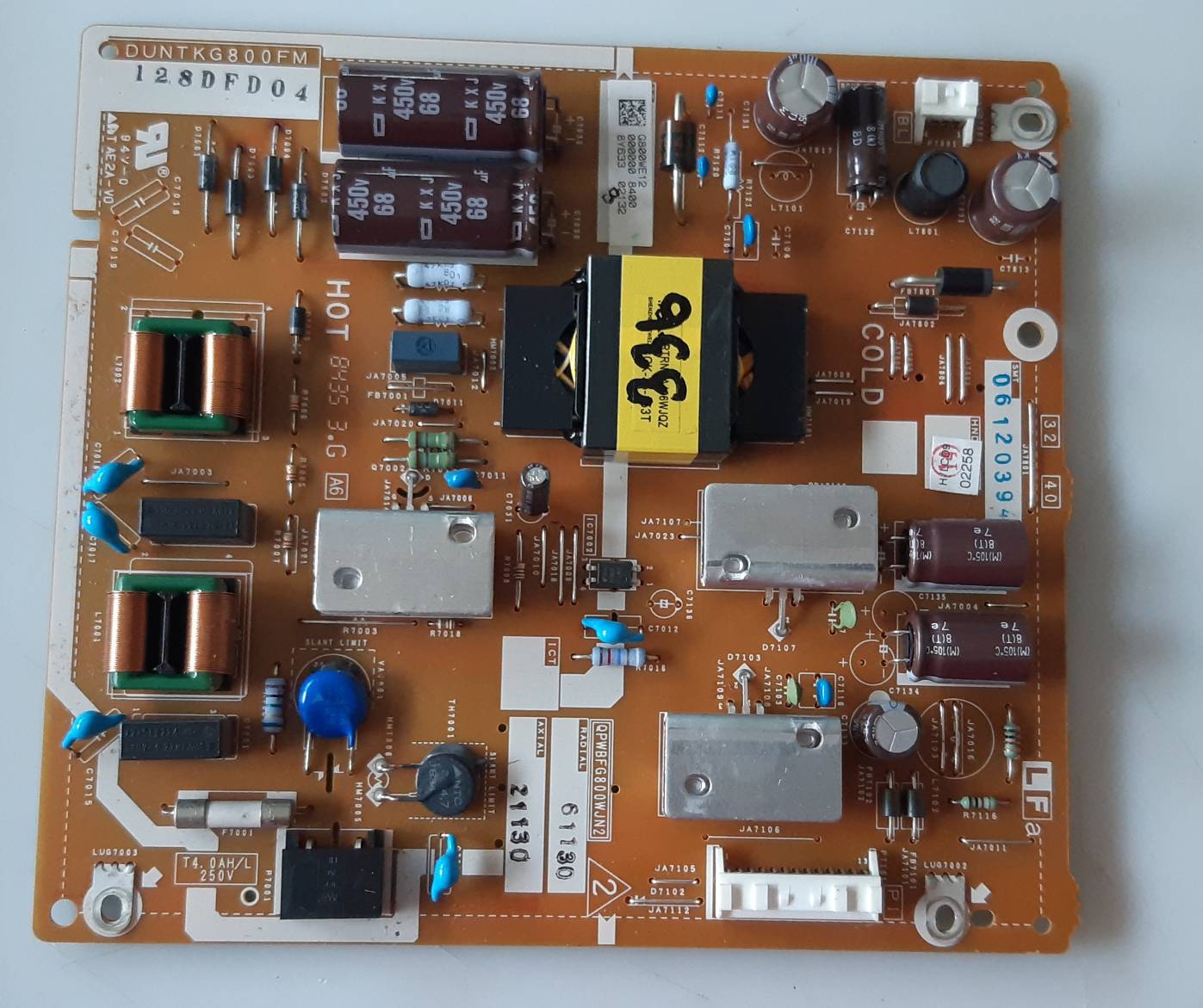 อันที่ 336 SHARP LC-40SA5200X ซัฟฟลาย QPWBFG800WJN1 DUNTKG800FM ดีเทสแล้ว