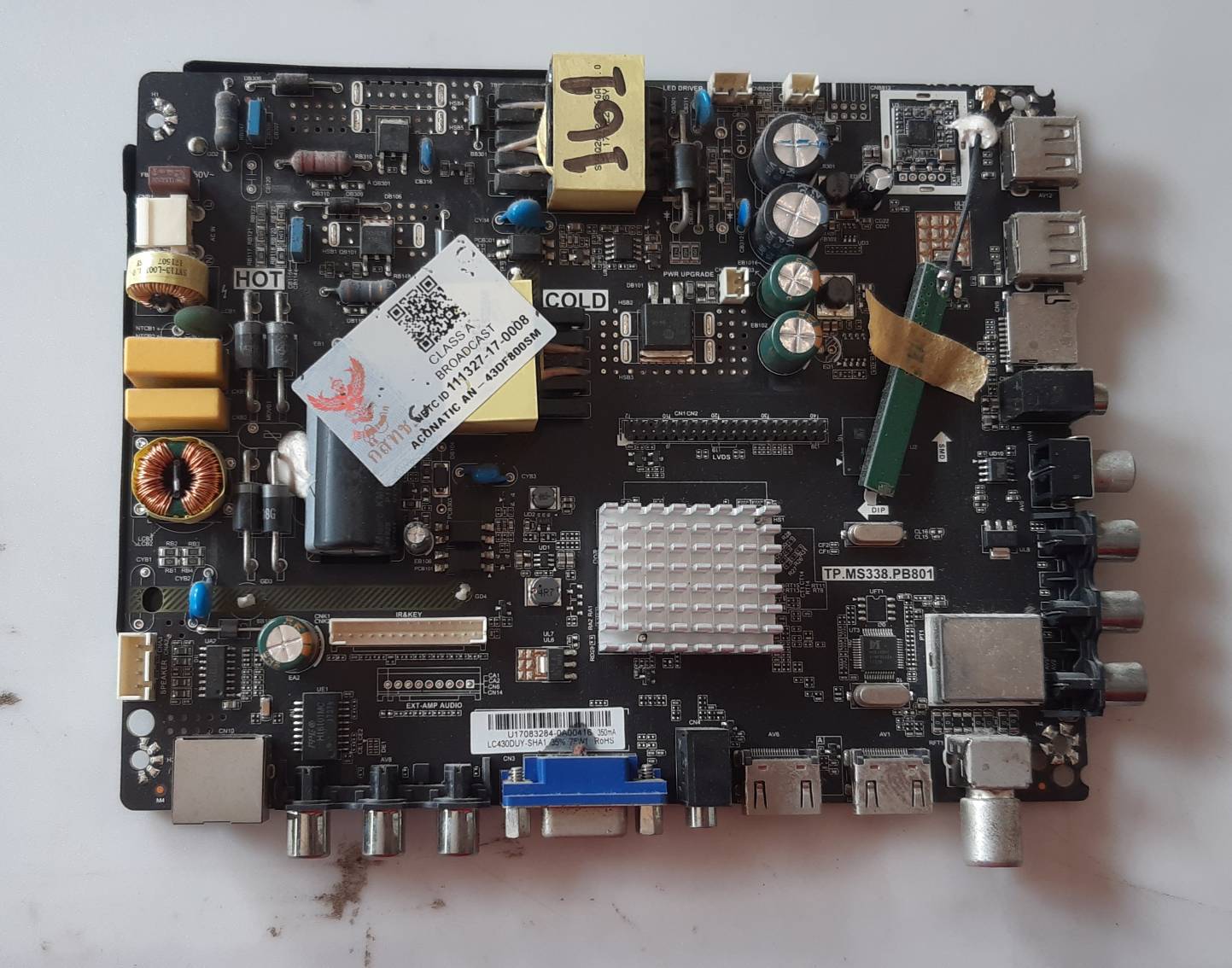 ACONATIC AN-43DF800SM ซีสเตร็ม TP.MS338.PB801