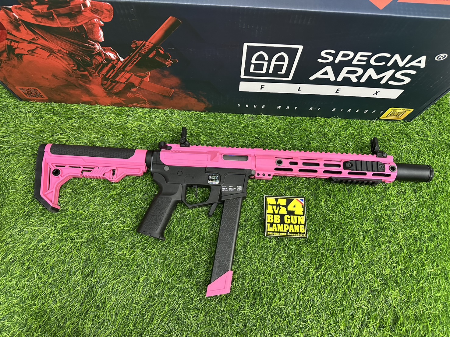 Specna Arms SA-FX02 FLEX™ HAL ETU : AR9 Custom (Pink)