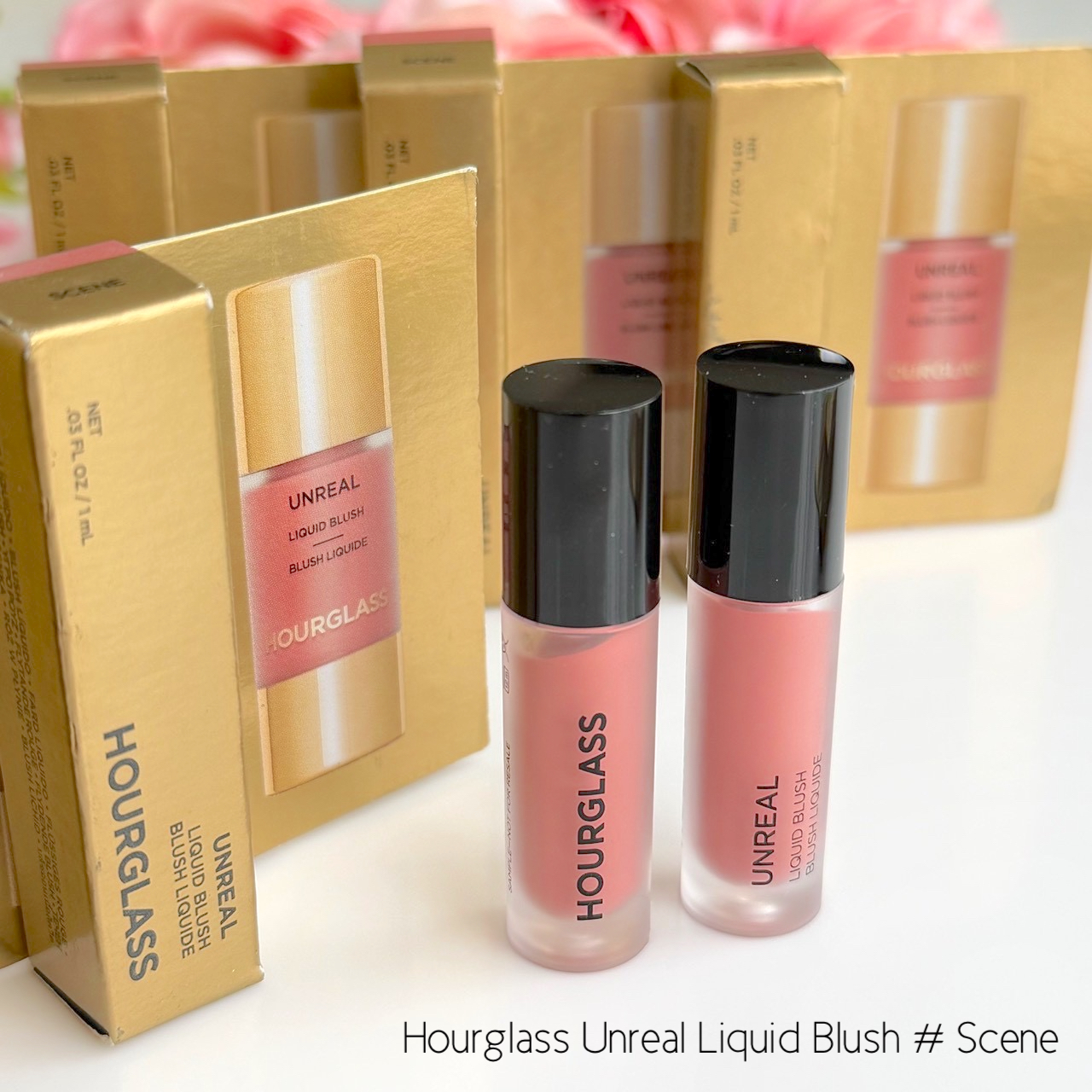 ลิควิดบลัช Hourglass Unreal Liquid Blush 1 ml # Scene