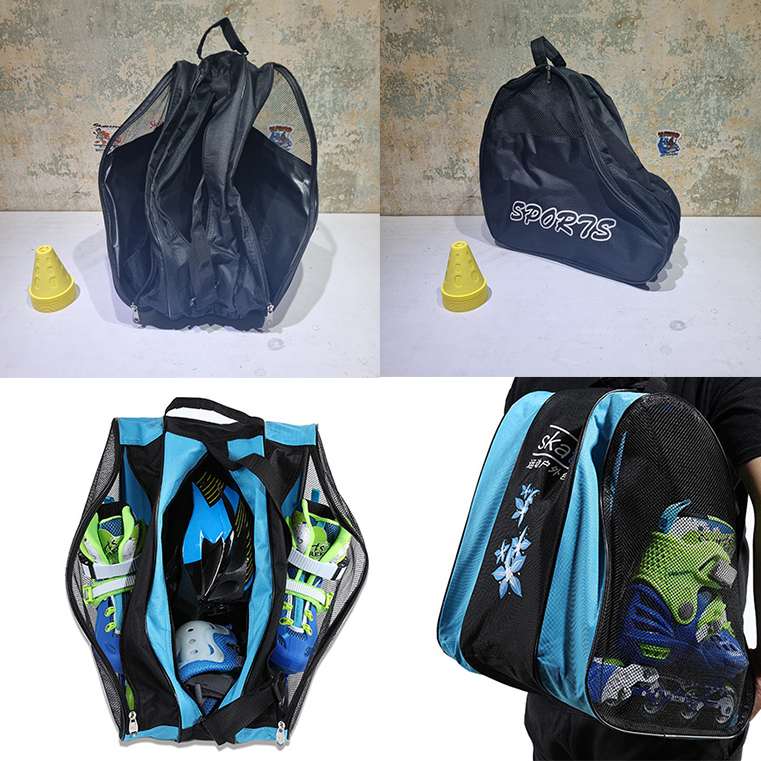 [0319] กระเป๋า รองเท้าสเก็ต 3ช่อง สำหรับ โรลเลอสเก็ต อินลายสเก็ต roller inline skate bag