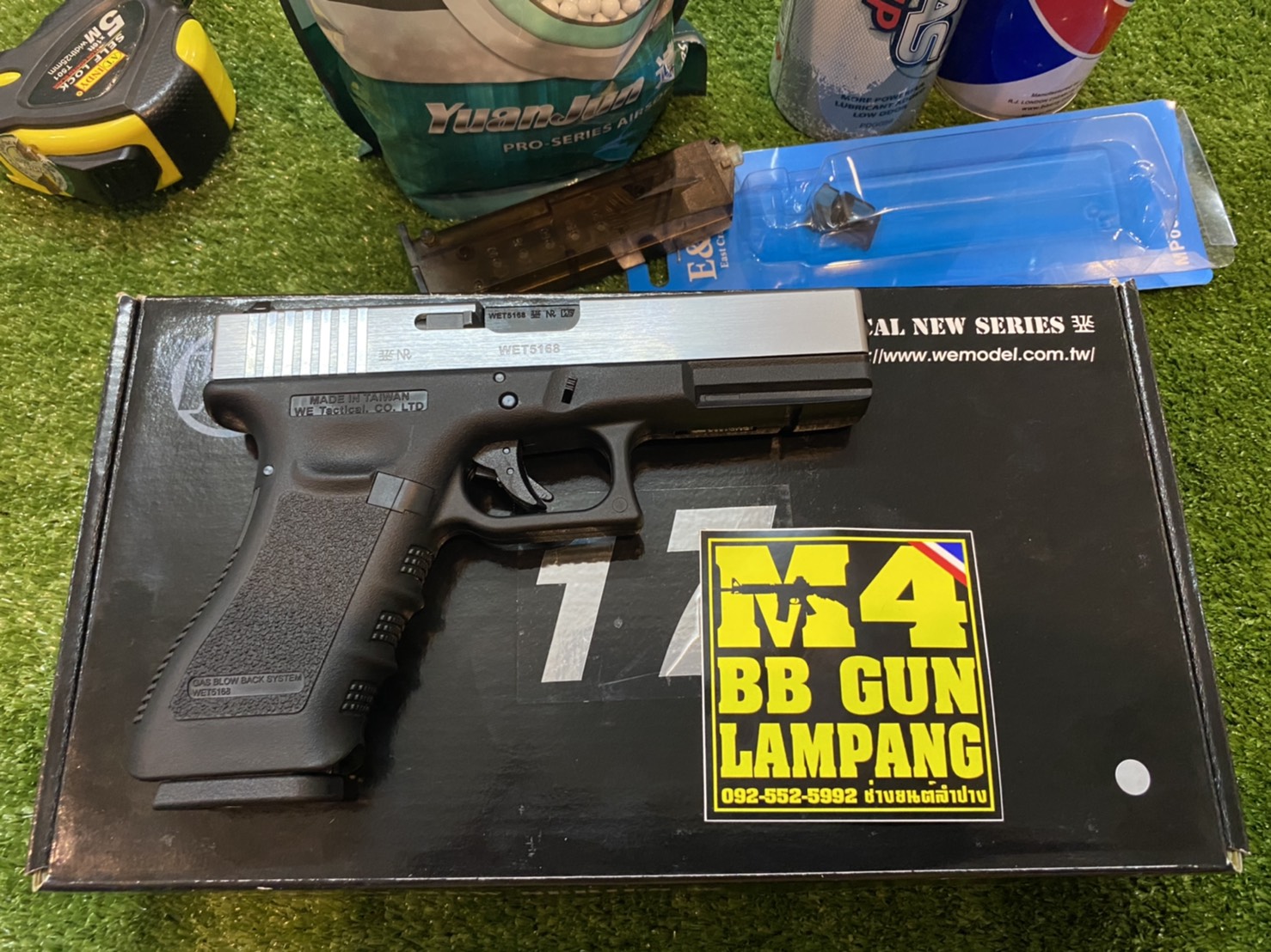 WE Glock17 Gen3 – สีเงิน