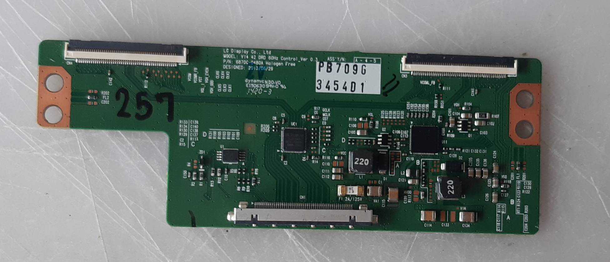 อันที่ 257 LG 42LB551T ทีคอน 6870C-0480A ดีเทสแล้ว ราคา 650 บาท