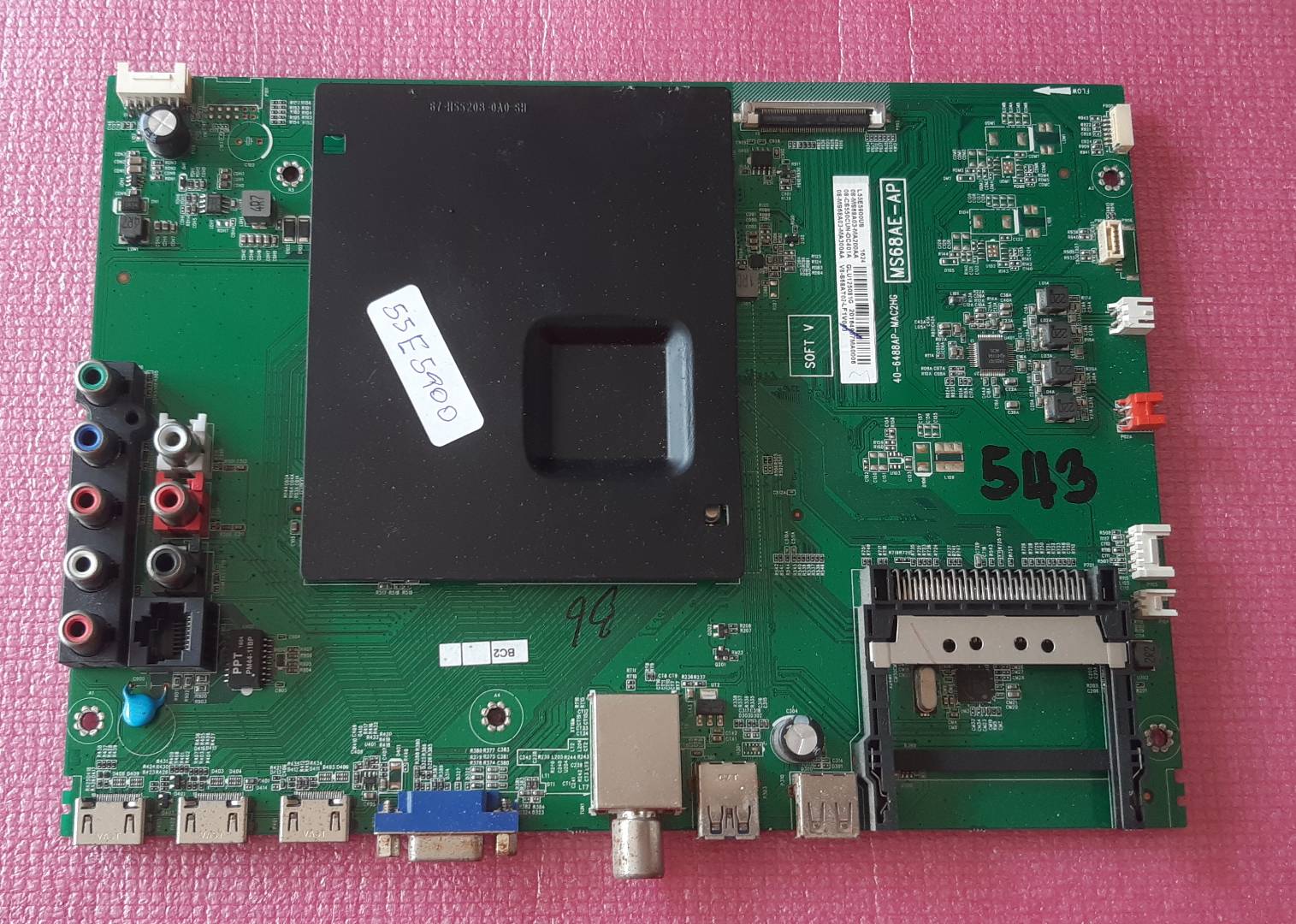อันที่ 543 TCL 55E5900 ซีสเตร็ม 40-6488AP-MAC2HG MS68AE-AP ดีเทสแล้ว