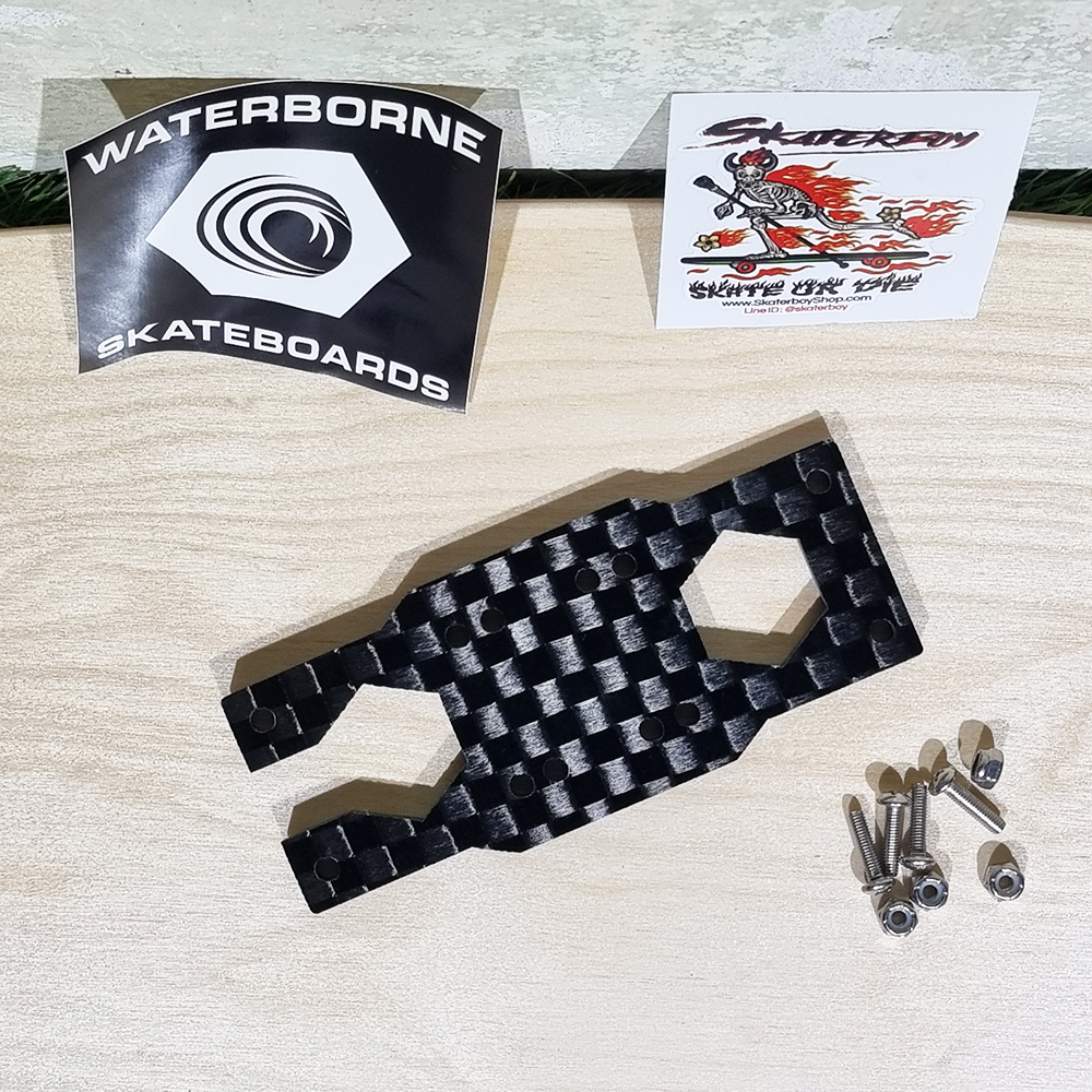 [0311][US] แผ่นปรับระยะห่างล้อ 3.5นิ้ว Waterborne วัสดุไฟเบอร์แท้ หนา เหนียว ทน น้ำหนักเบา ใช้งานหนักได้ wheel base