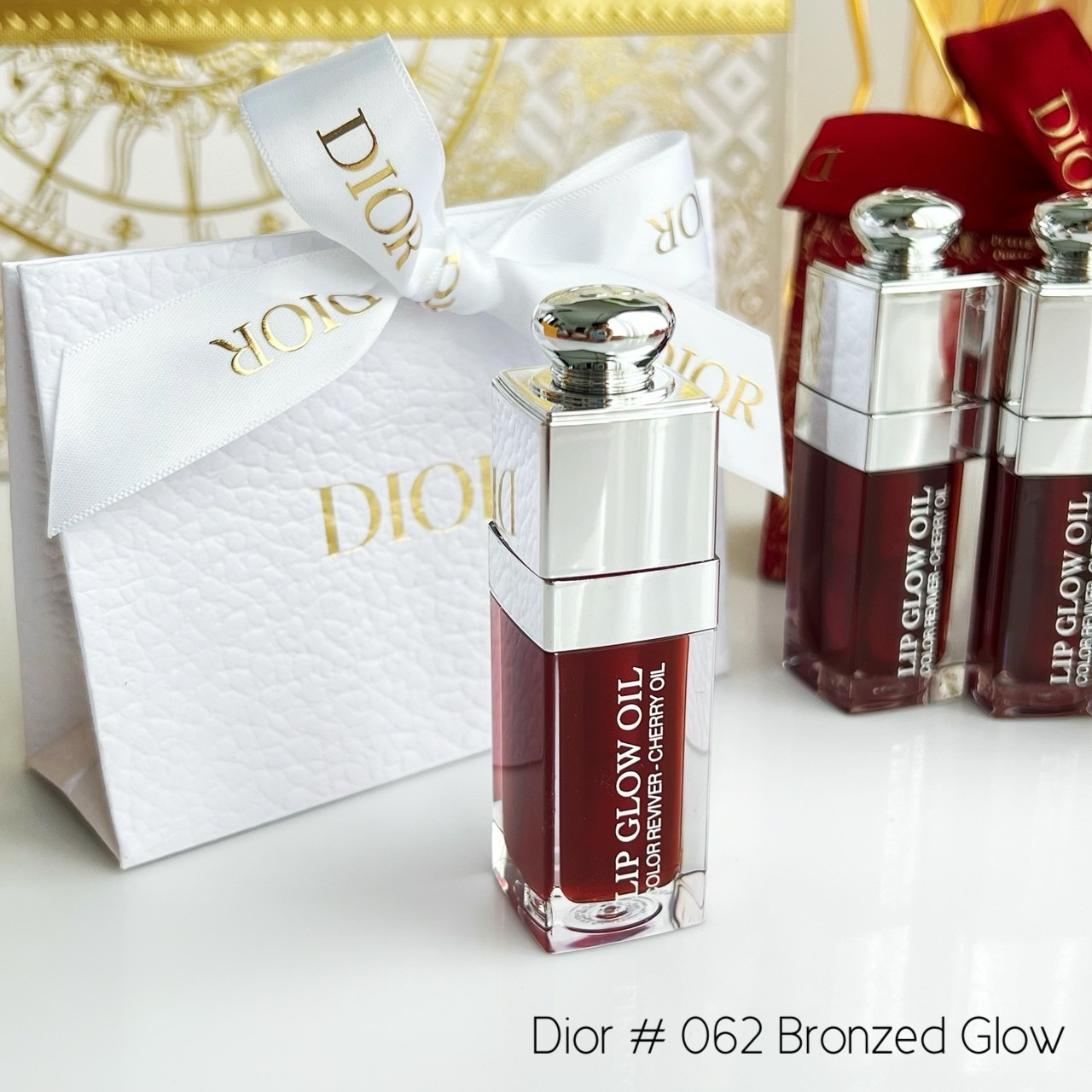 ลิปออยล์ Dior Lip Glow Oil 6 ml # 062 Bronzed Glow (No Box)