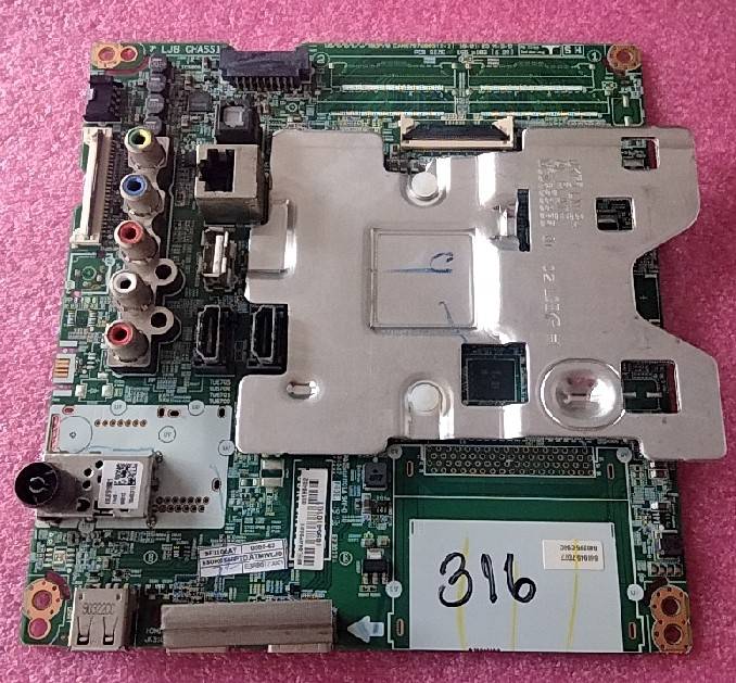 อันที่ 316 LG 65UK6540 ซีสเตร็ม EAX67872805 ดีจอแตก