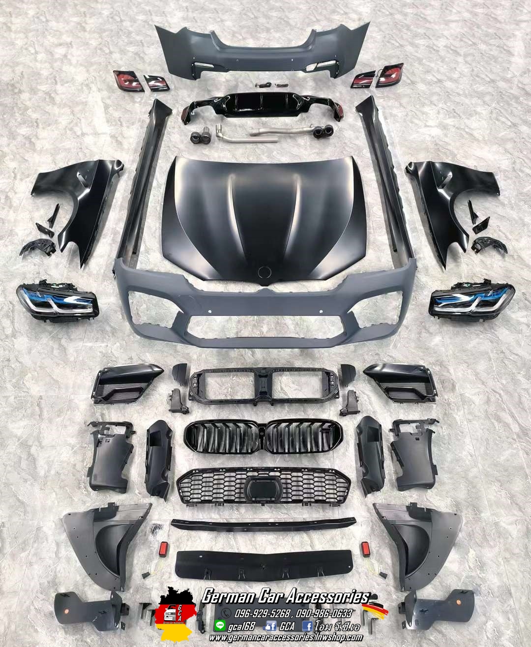 Body Parts BMW F10 แปลงเป็นทรงG30 LCI M5