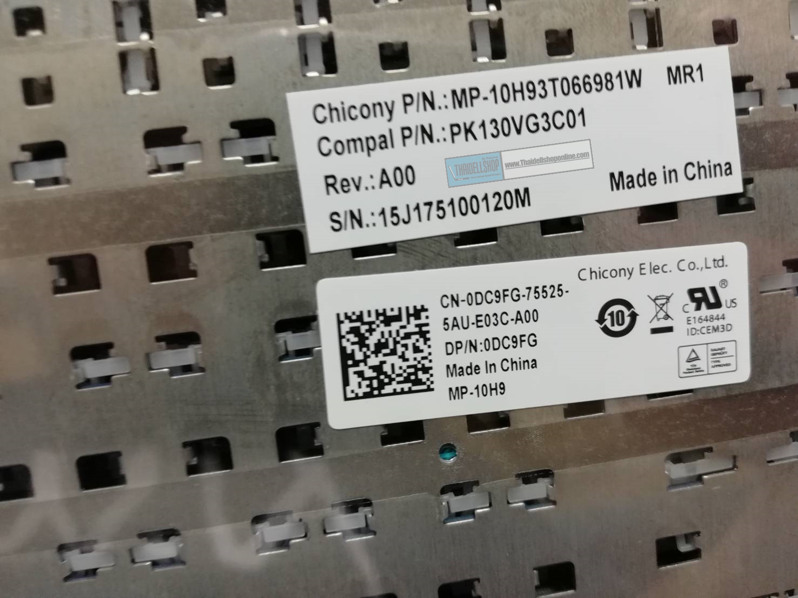 Keyboard thai/eng Dell Latitude E6440 (Part: DC8FG) ของแท้จาก Dell