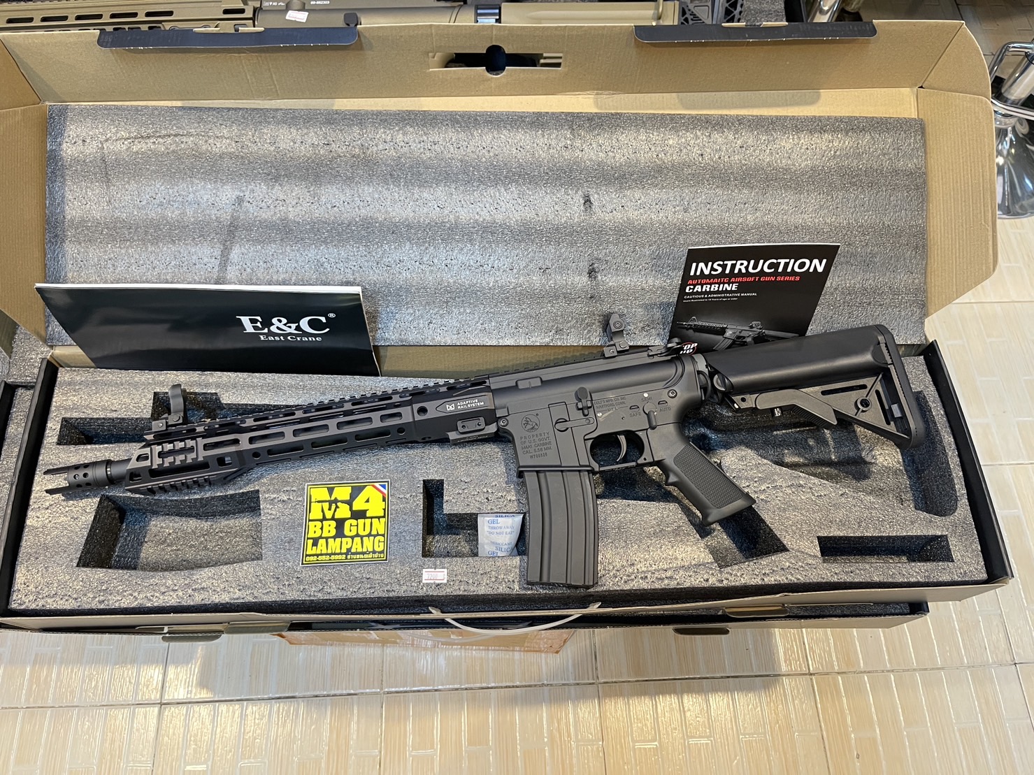 E&C 648 S2 : F4-15 Carbine บอดี้โลหะ Gen 2