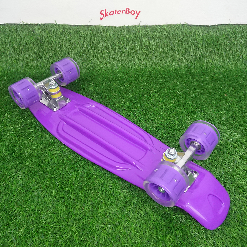 0202 Kid Skateboard ทรงเพนนี ล้อมีไฟ เลือกได้8สี น้ำหนักไม่เกิน 100kg