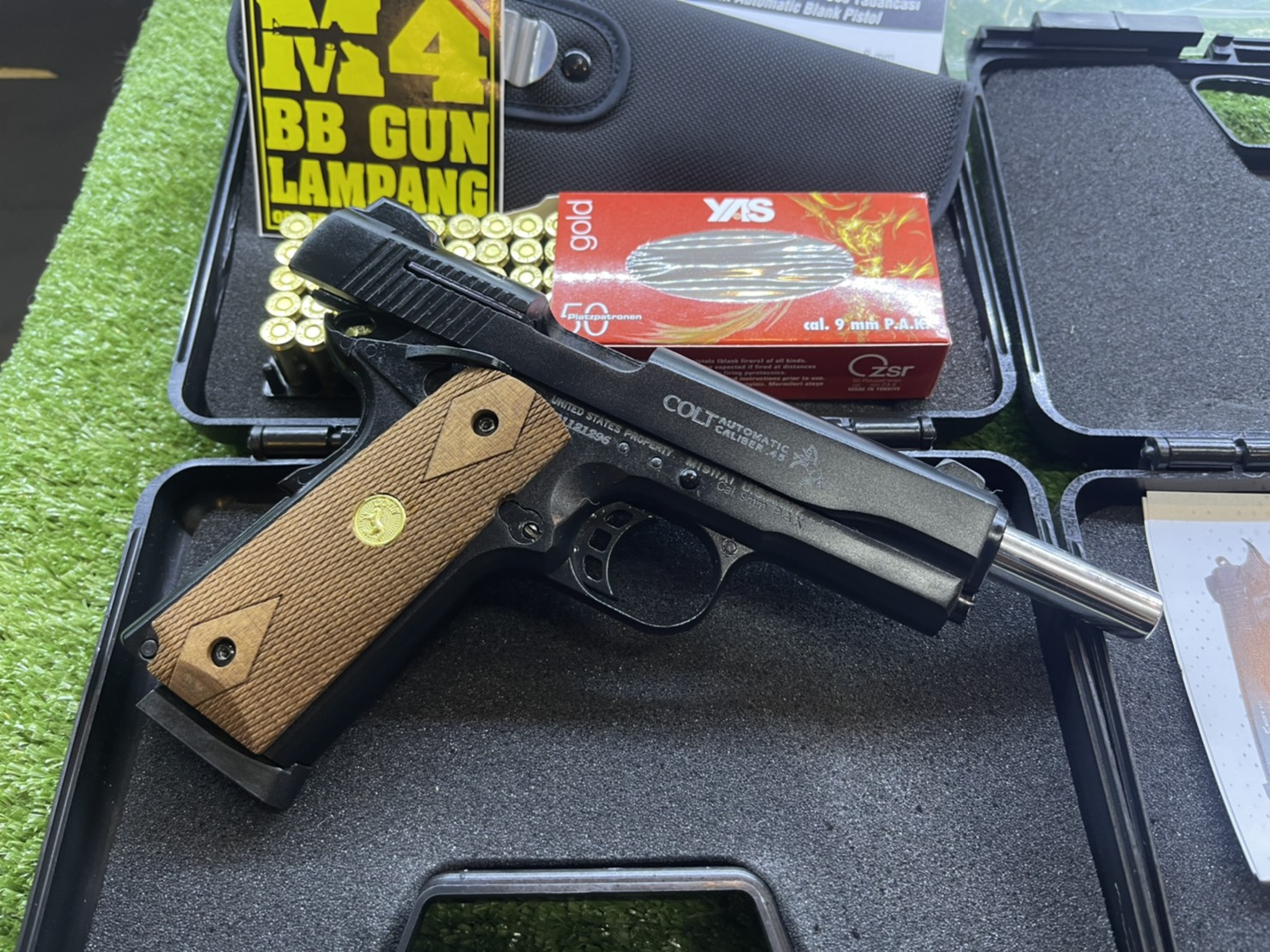 KUZEY M1911 ลาย Government ลำกล้อง 5" ดำ