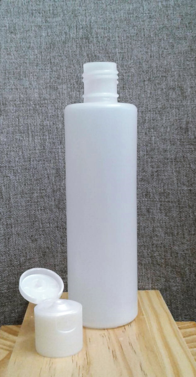 ขวดพลาสติกพร้อมฝาปิดป๊อกแป๊กสีใสขุ่น ขนาด 350 cc. 20 ใบ : 005883