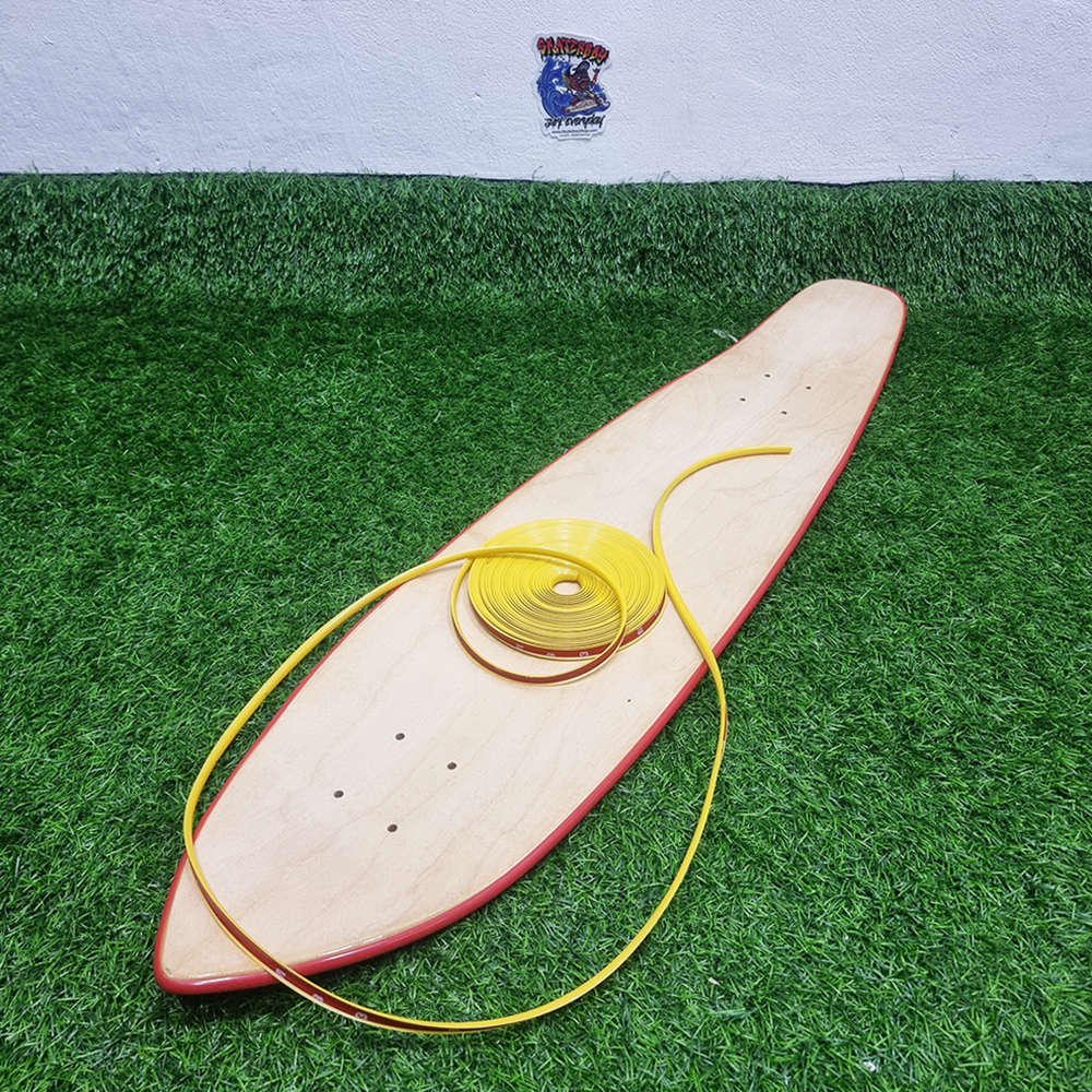 [0302] ขอบยางกันกระแทก สเก็ตบอร์ด ทุก2เมตร Free เทปใสกันน้ำ1ชิ้น Primerทำความสะอาดเพิ่มแรงยึด2ชิ้น