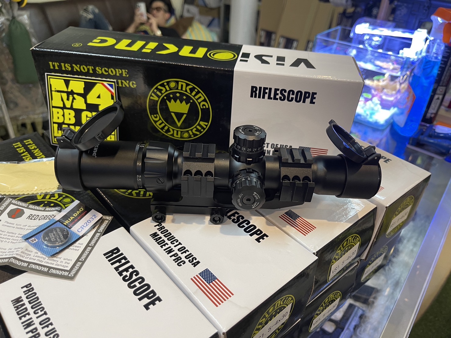 Scope : VisionKing 1.5-4x30 CQB เป้า Mil-Dot