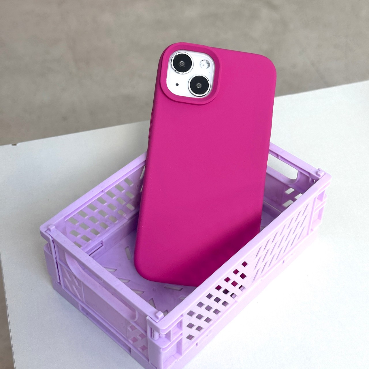 Silicone premium Case v.2 (hot pink colors)