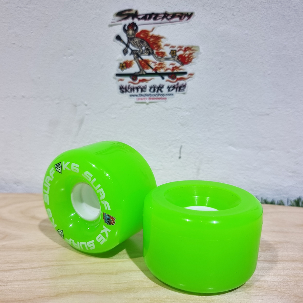 [0316] ล้อสเก็ตบอร์ด street surf 63mm90A 65mm98A ล้อแข็ง snap ดี เล่นท่าง่าย