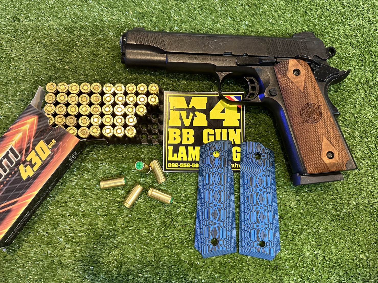 KUZEY M1911 ลาย KIMBER ลำกล้อง 5" สีดำ