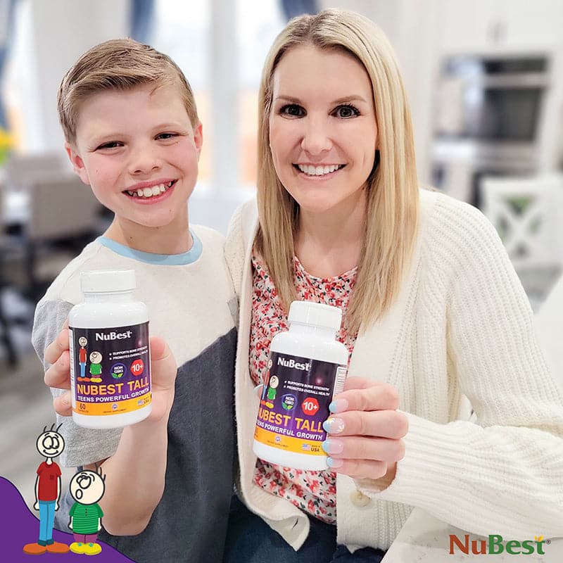 NuBest Tall 10+, Powerful Growth for Kids & Teens (10+), Milk Drinkers, 60 Capsules 0 กก.