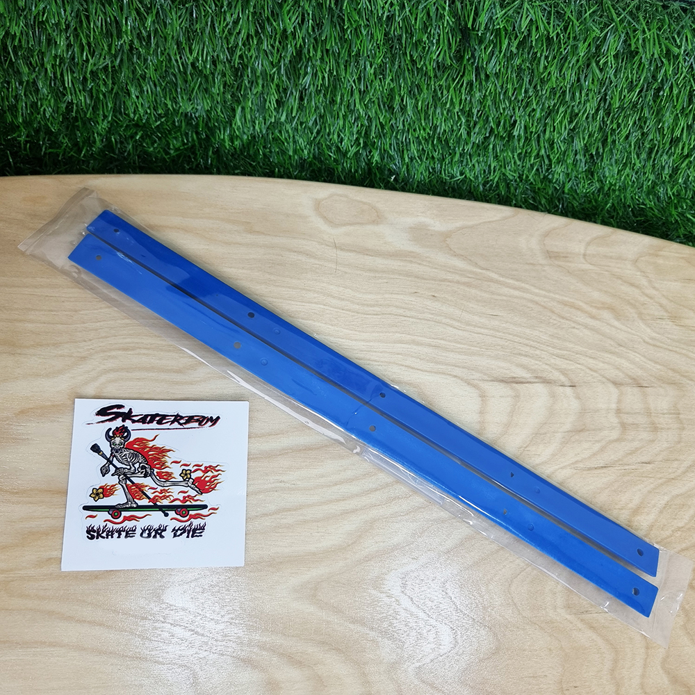 0302 rail guard skateboard ใช้ติดใต้แผ่นสเก็ตบอร์ดกันรอย มีน็อตมาให้ สายรูดราวต้องมี