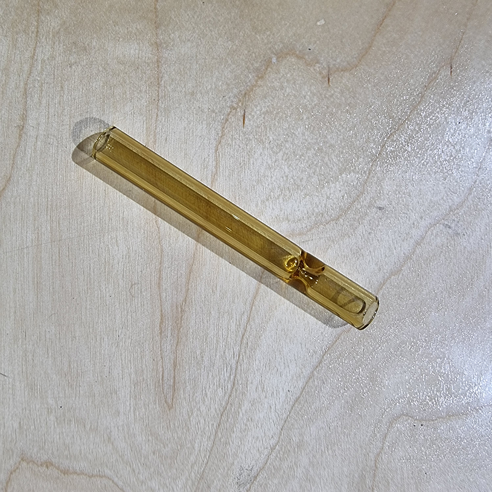 [1006] glass Chillum pipe หลอดทดลอง ชิมดอก หลอดแก้วอเนกประสงค์ ขนาด 1x10cm