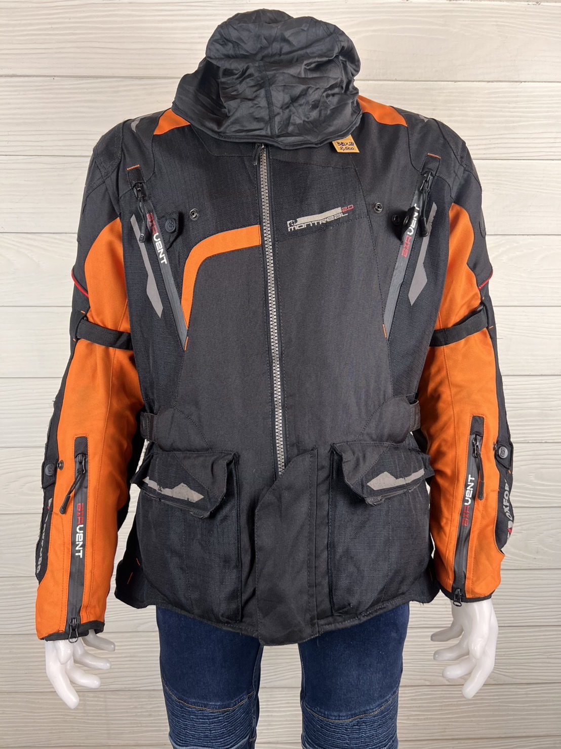 เสื้อขี่มอเตอร์ไซด์( มือสอง) CTA 566 : อก 50-52" ยาว 28" รอบเอว 46“ (XL) Oxford