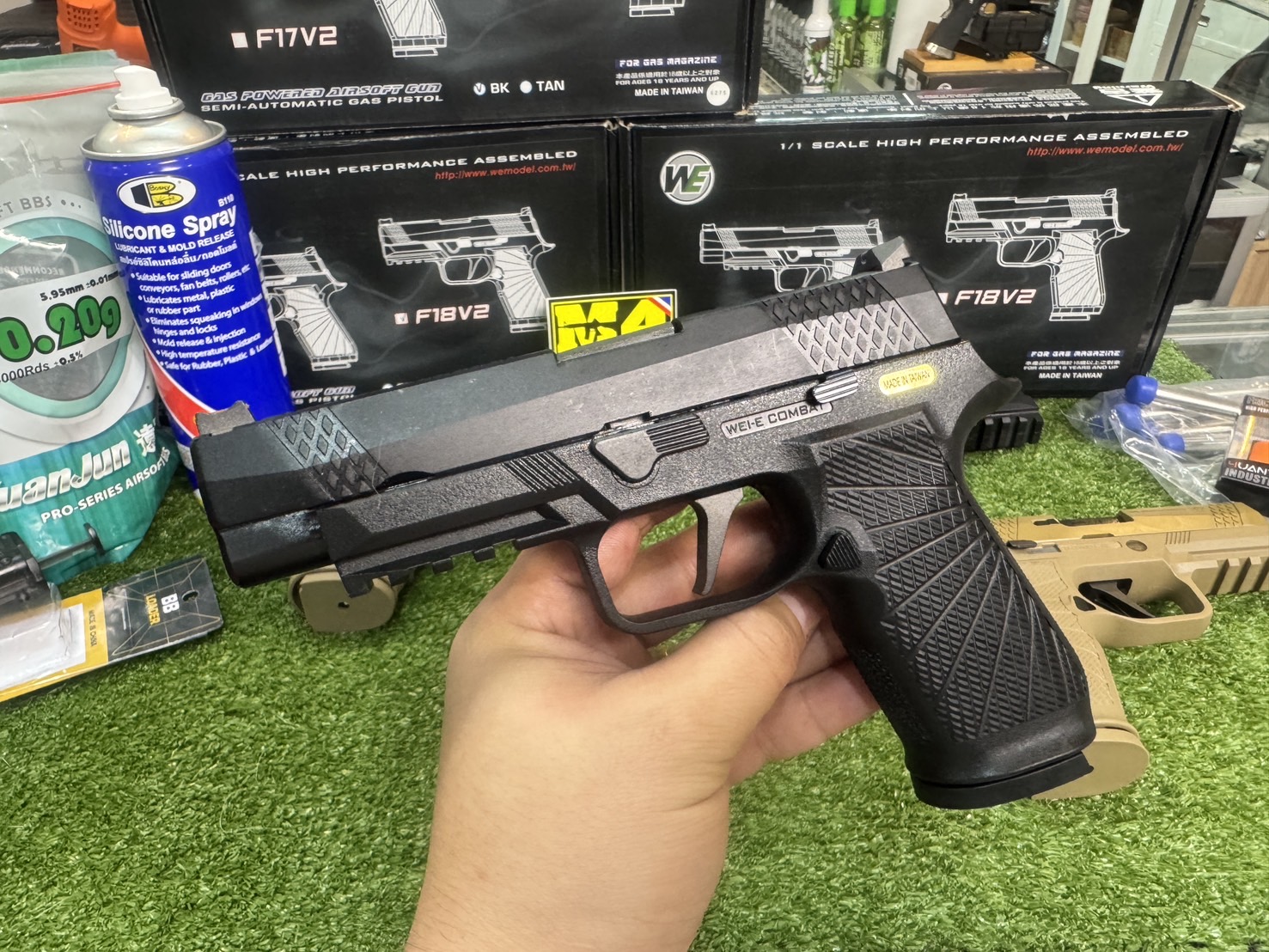WE SIGSAUER P320 F18 V2 WILSON COMBAT (BLCAK)