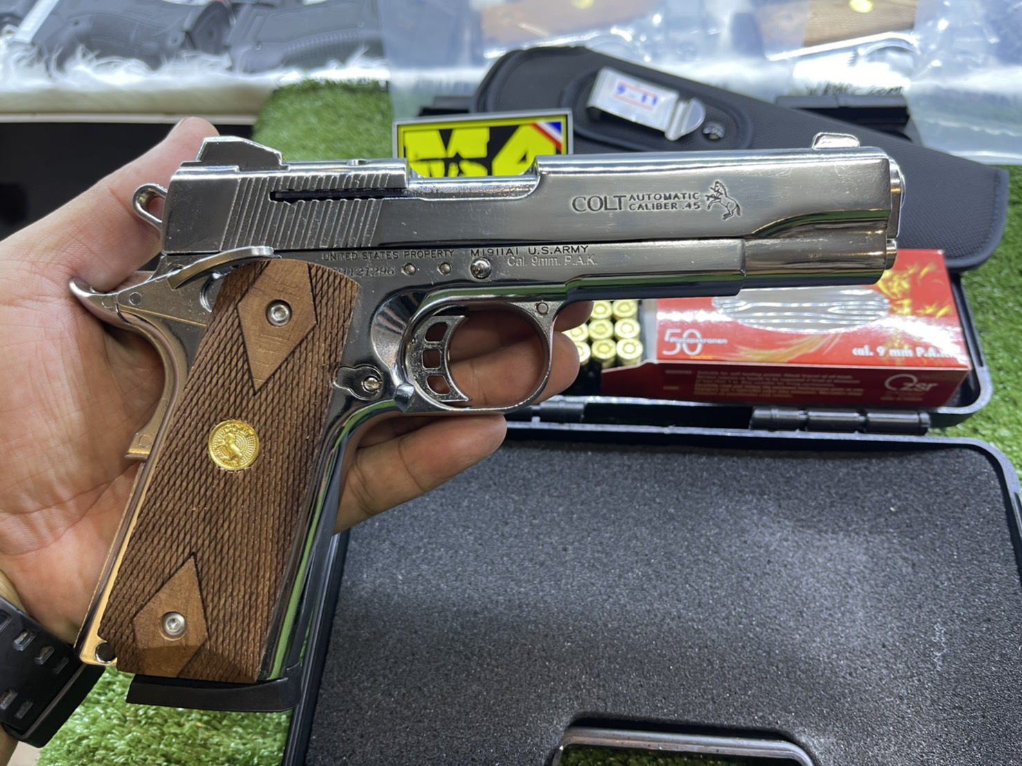 KUZEY M1911 ลาย Series 70 ลำกล้อง 5"เงินเงา