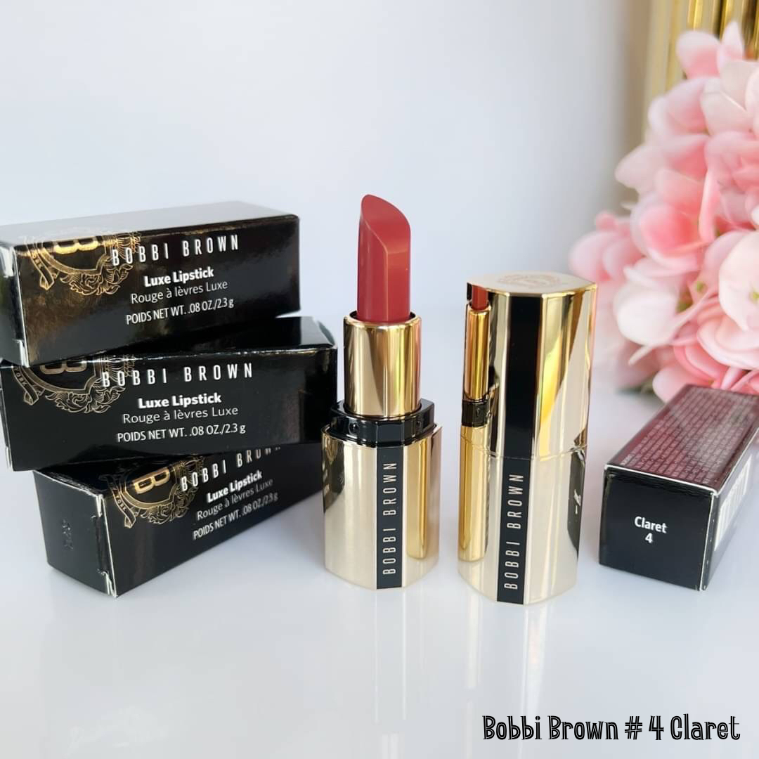 ลิปสติก Bobbi Brown Luxe Lip Color # 4 Claret