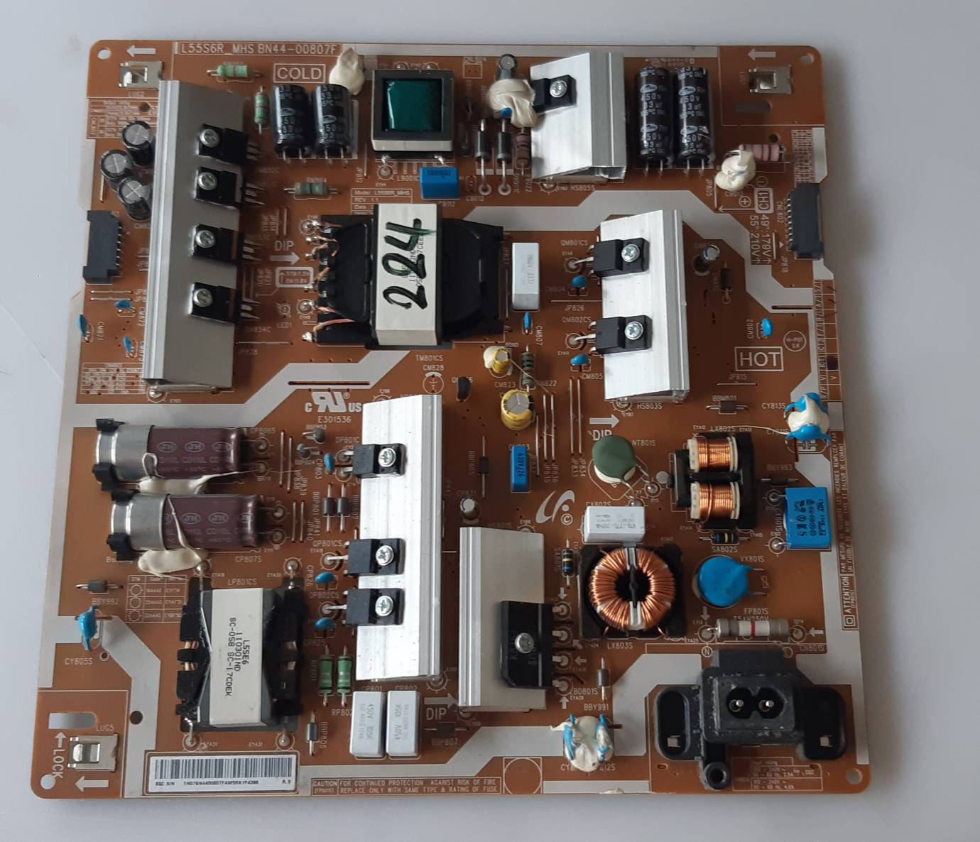 อันที่ 224 Samsung UA55MU6103 ซัฟฟลาย BN44-00807F ดีเทสแล้ว
