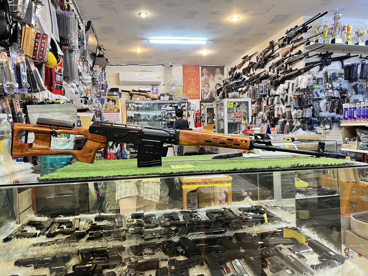 A&K รุ่น (SVD-MW-E)ระบบไฟฟ้า บอดี้โลหะ ไม้แท้ SVD Dragunova