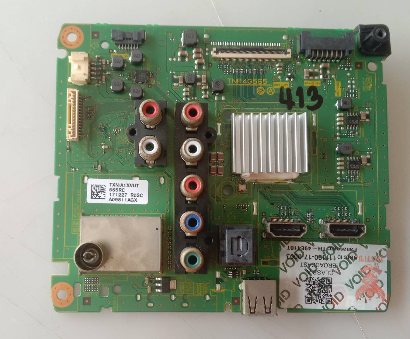 อันที่ 413 Panasonic TH-49E410T ซีสเตร็ม TNP4G565 ดีเทสแล้ว