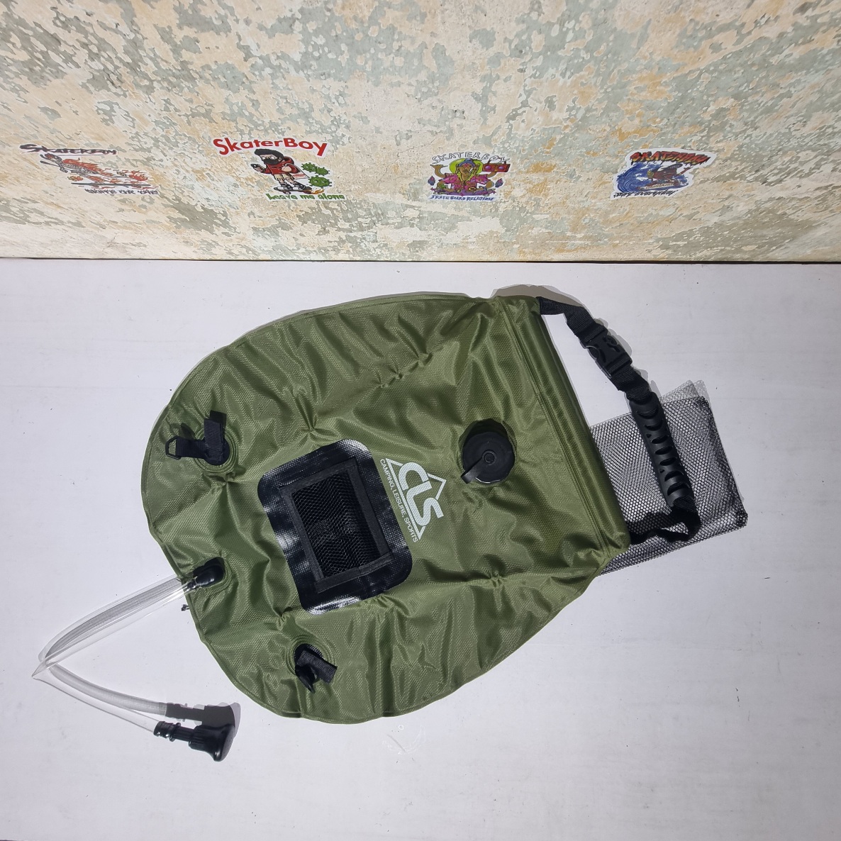 [1200] ถุงอาบน้ำอาบน้ำตั้งแคมป์ กลางแจ้ง 20L ออกกำลังกาย