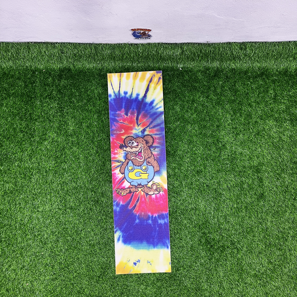[0304] สติ๊กเกอร์กระดาษทราย ลายหมี ลายหนู ขนาด 83x24cm street skateboard Grip tape