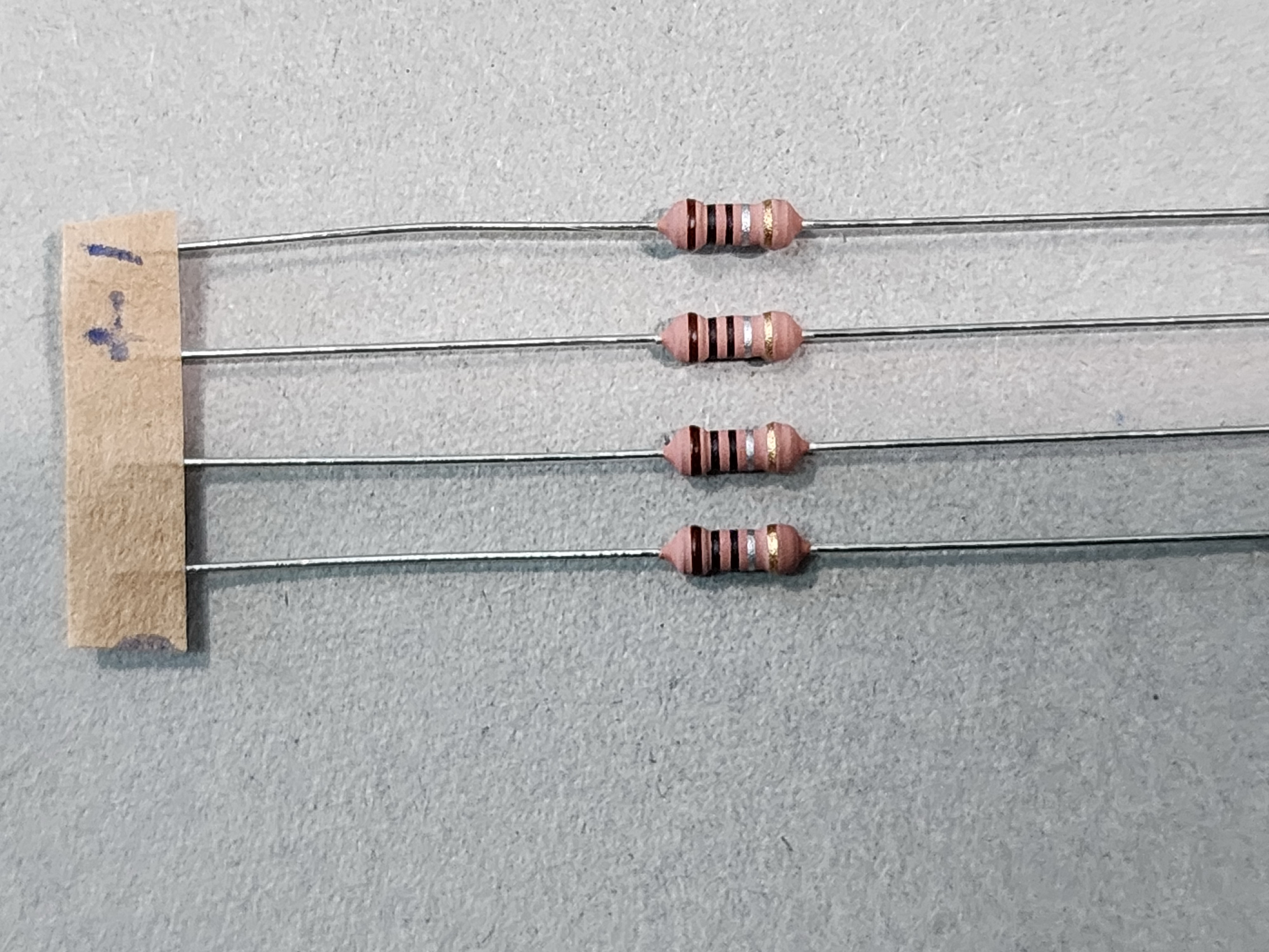 ตัวต้านทาน 1 Ohm 5 แถบสี มีสีอะไรบ้าง ตามรูปอ่านค่าได้กี่โอห์ม