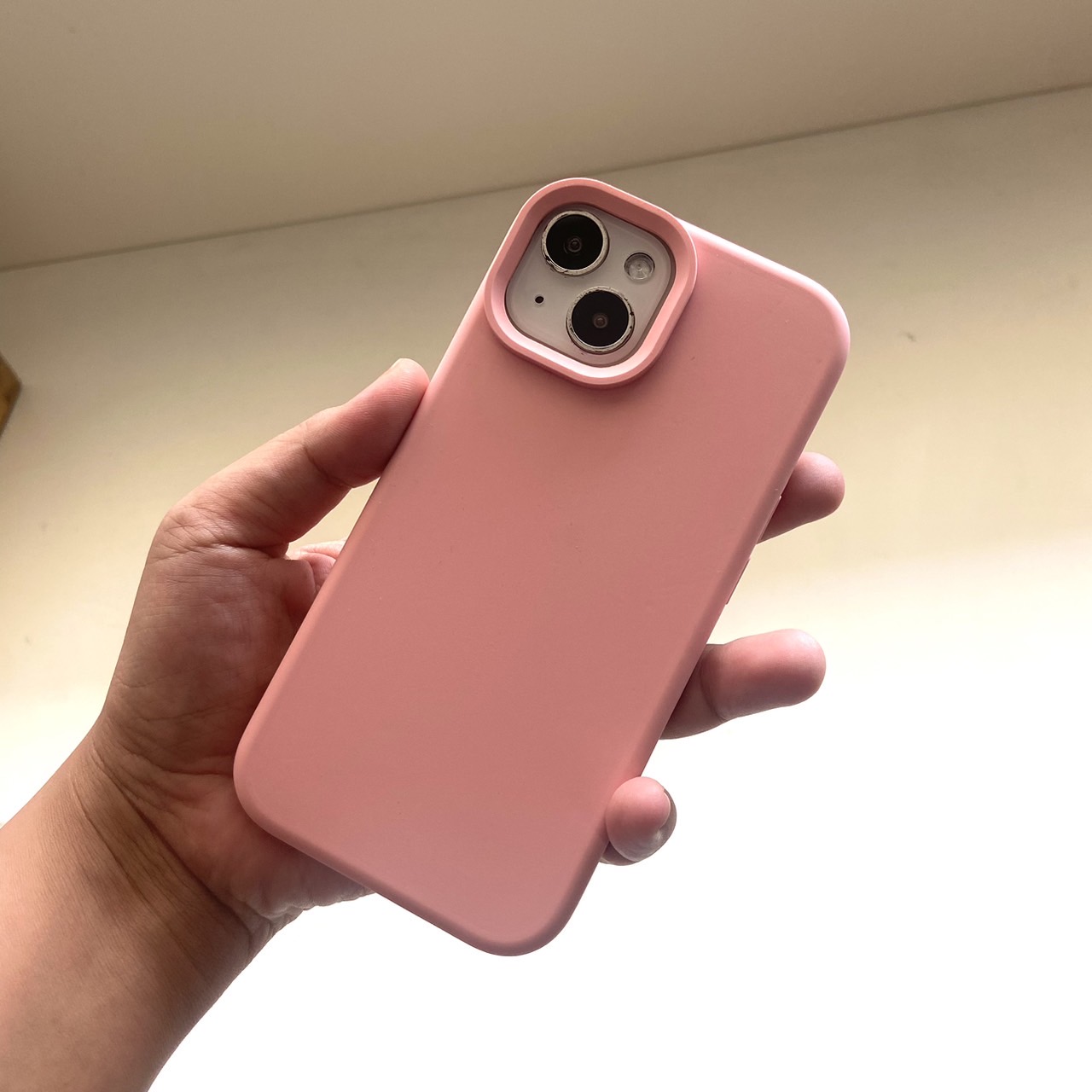 Silicone premium case v.3 (pink milk colors)