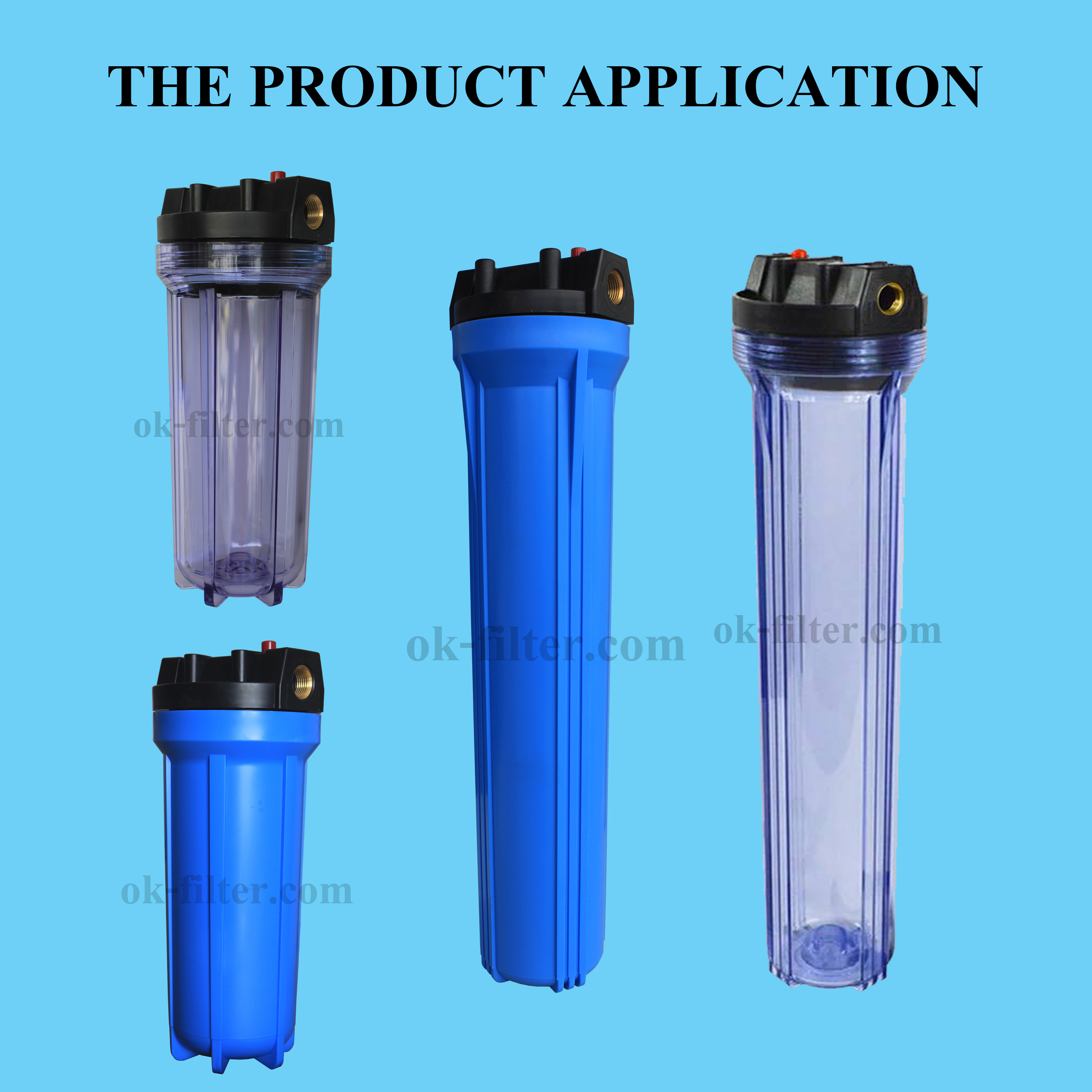 ฉากยึดกระบอกกรองน้ำ Housing 10, 20 นิ้ว (ไม่รวมน็อตยึด)