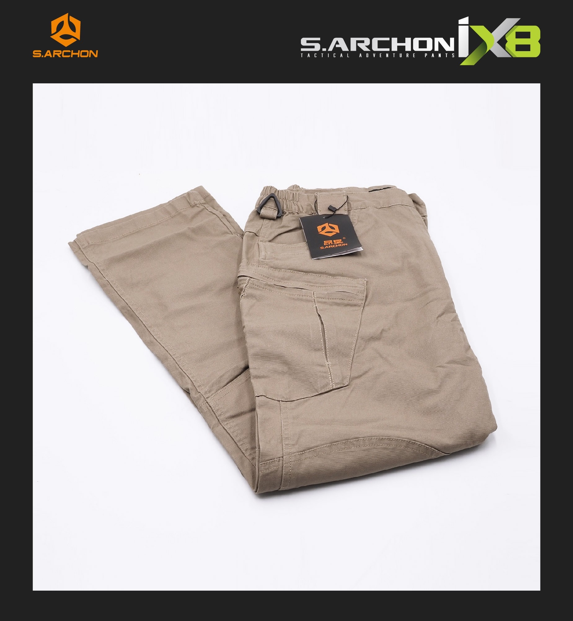 กางเกง S.Archon รุ่น IX8 ผ้ายืด (K0590)