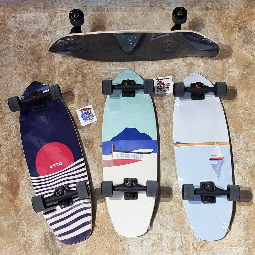 0201 Surf skate custom บอร์ด30นิ้ว แนะนำ สูง150-160cm เซิร์ฟ สเก็ตบอร์ด พร้อมเล่น หลายแบบ