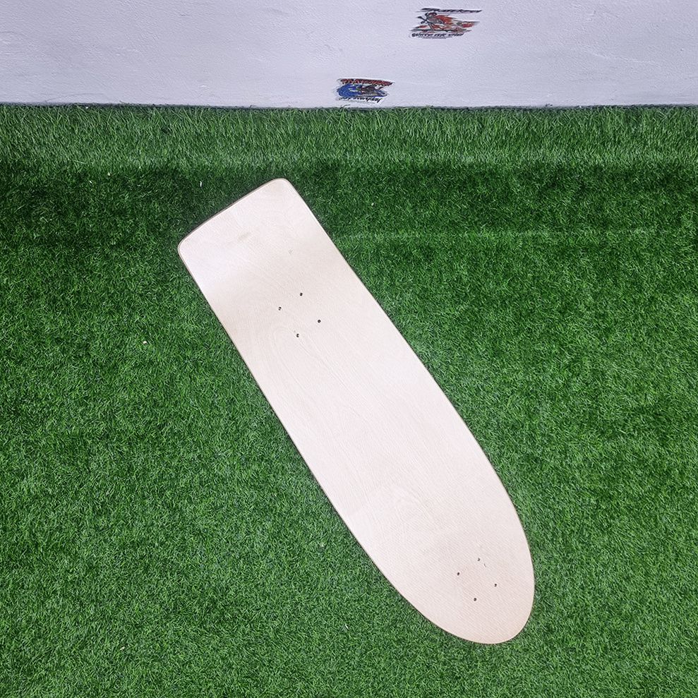 [0301] แผ่นไม้สเก็ตบอร์ด surfskate 33" 34" ทรง 77 ท้ายตัด เหยียบง่าย สเนปดี